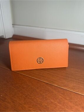 Tory Burch Orange Glasses Case